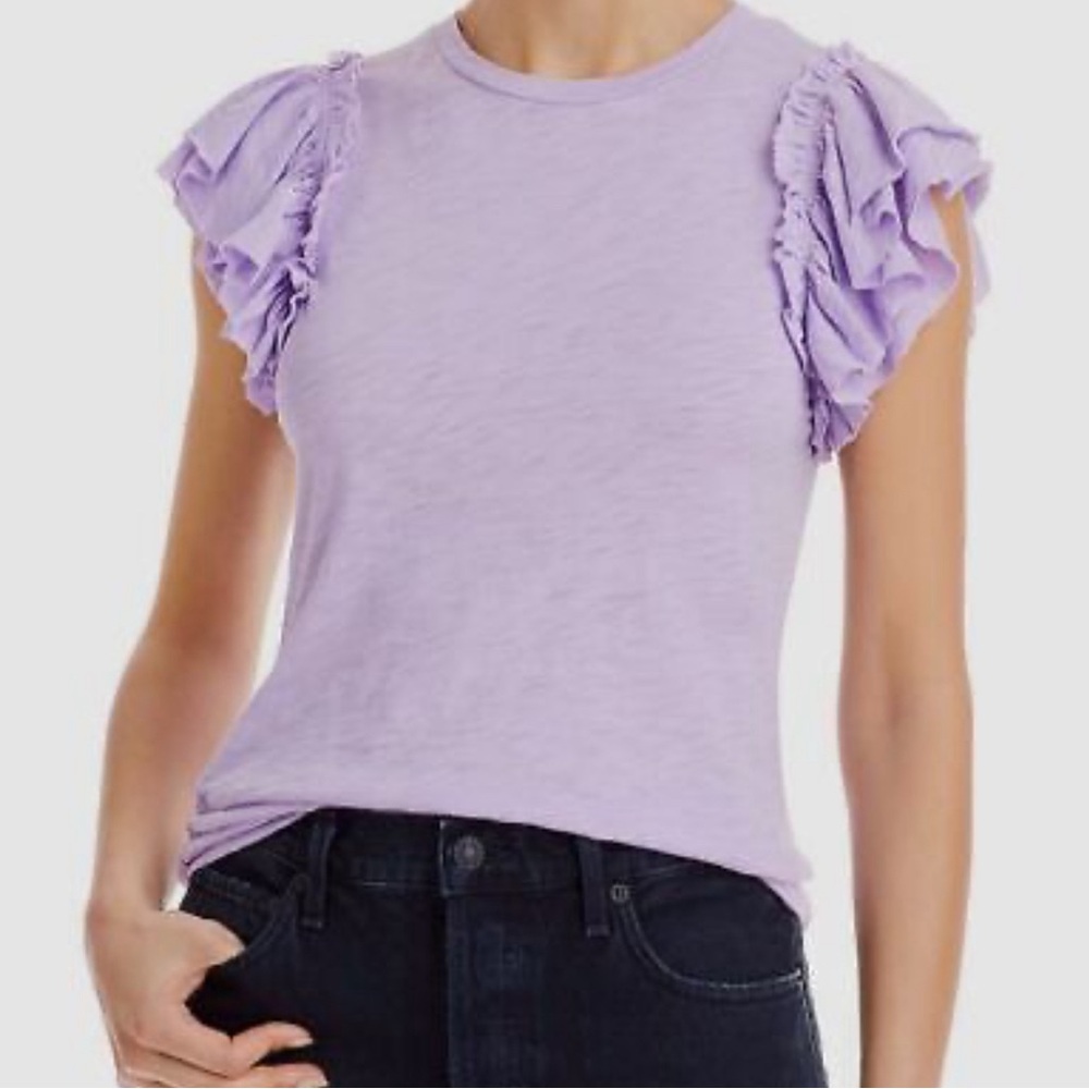 Goldie Women's‎ Purple
Goldie Ruffled Sleeve Crew Neck
Shirt Size Medium